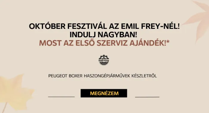 Október fesztivál az Emil Frey-nél!